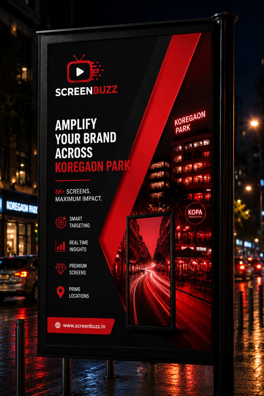 Koregaon Park Digital Screen